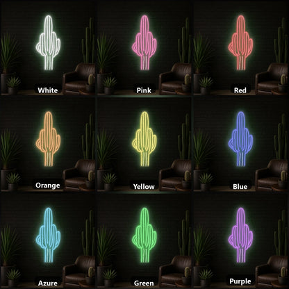 Tall Saguaro Cactus Vintage LED Neon Sign Home Neon Signs - Shineneon