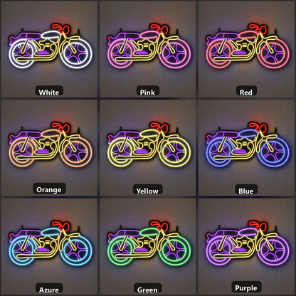 Saddlebag Cruiser Motorcycle Vintage LED Neon Sign Home Neon Signs - Shineneon