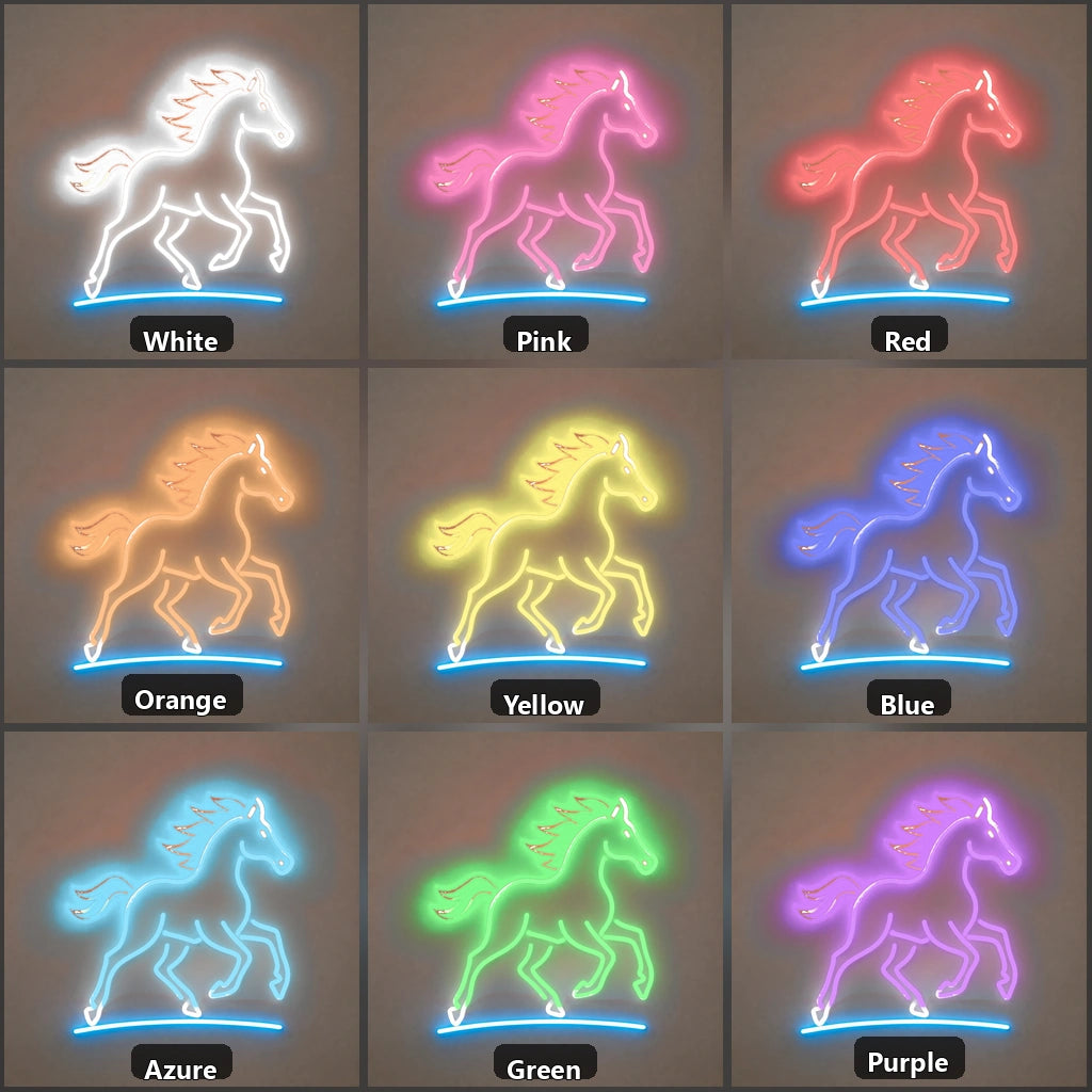 Ranch Horse Vintage LED Neon Sign Home Neon Signs - Shineneon