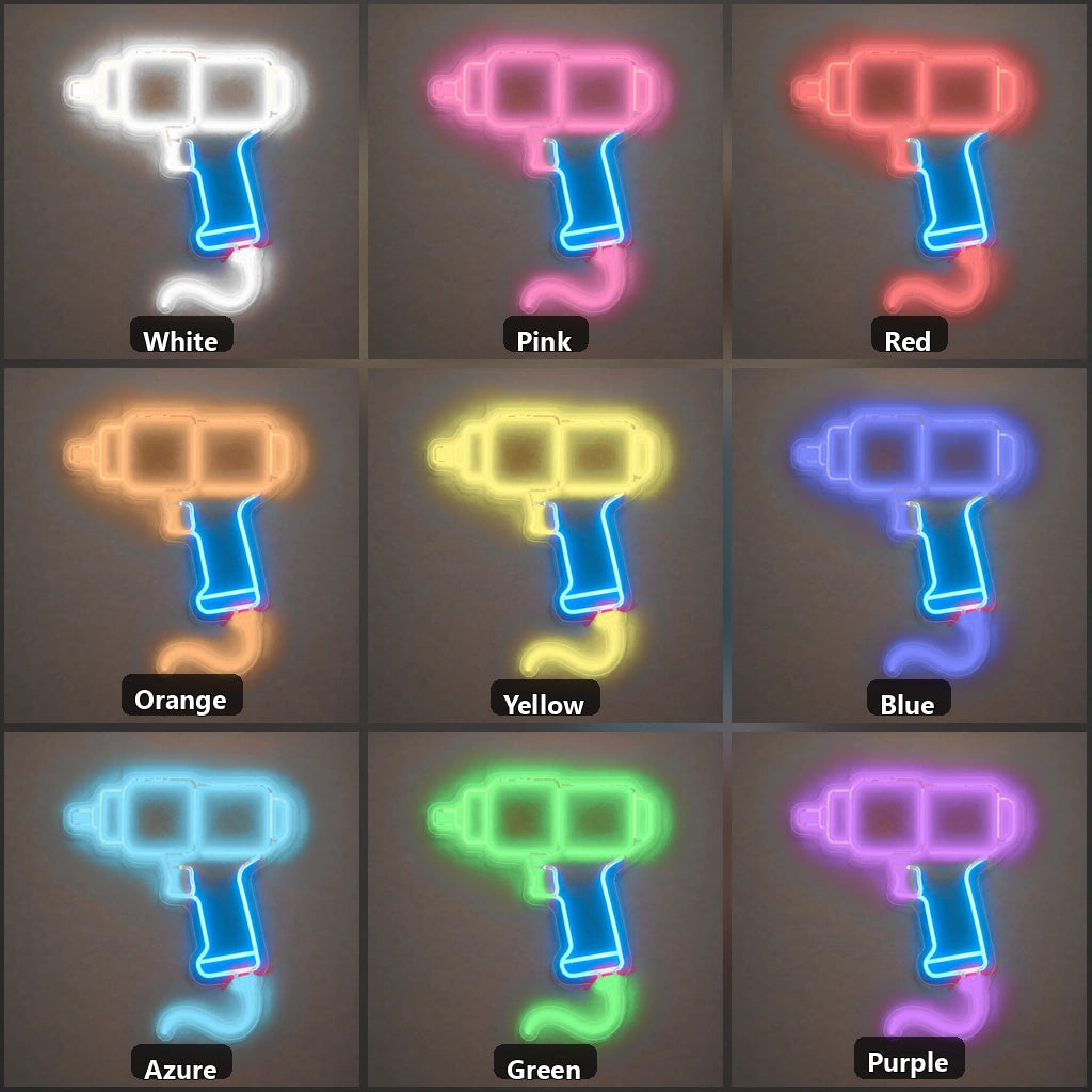 Pneumatic Wrench Vintage LED Neon Sign Wall Neon Signs - Shineneon