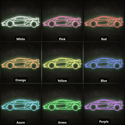 Sports Car Outline Vintage LED Neon Sign Wall Neon Signs - Shineneon