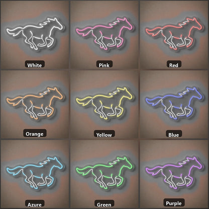 Running Mustang Western Bar Vintage LED Neon Sign Home Neon Signs - Shineneon