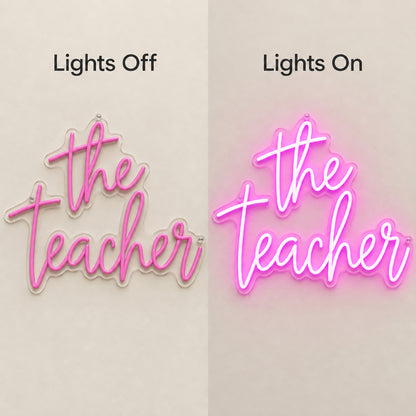 The Teacher LED Neon Sign - Shineneon