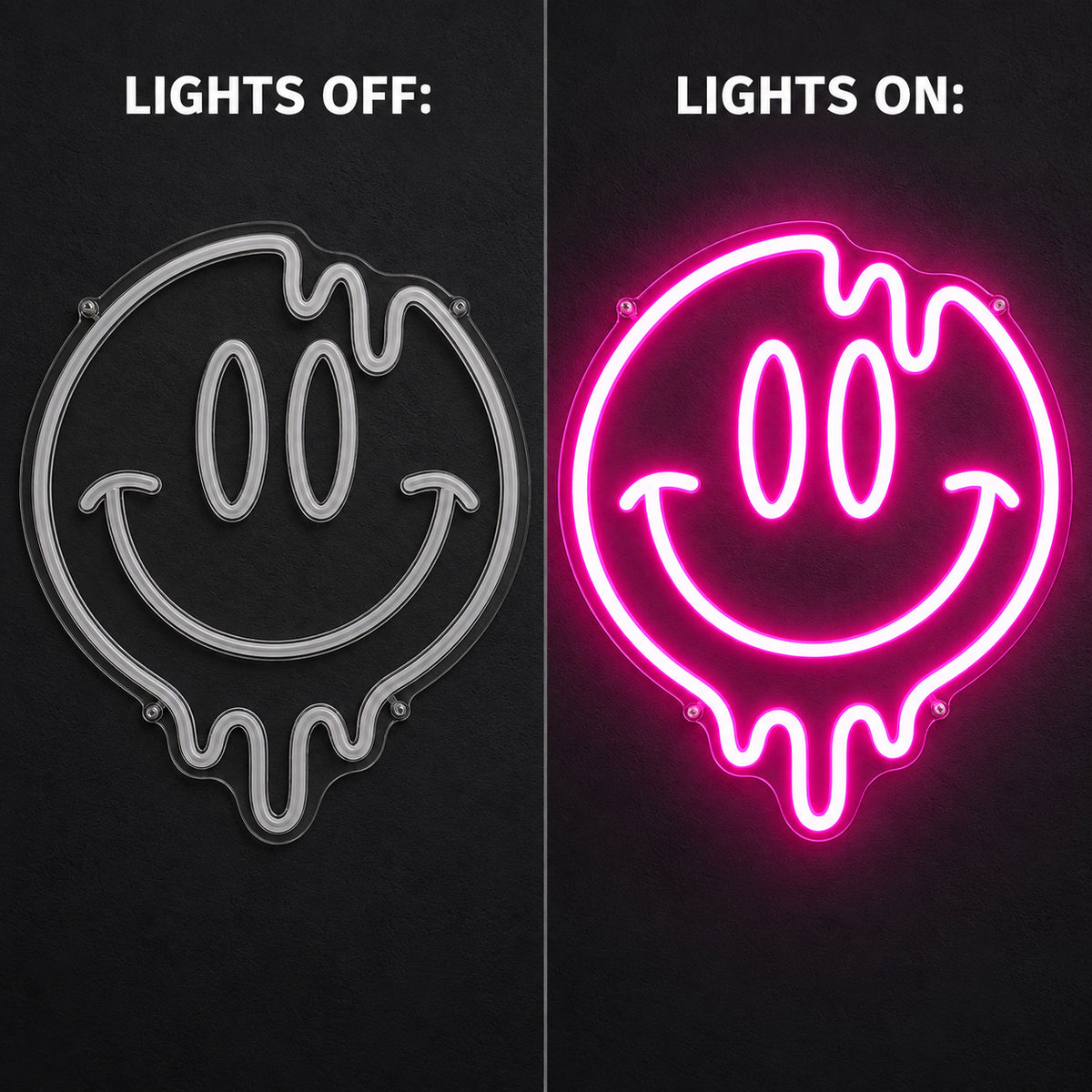 Smiley Face LED Neon Sign - Shineneon