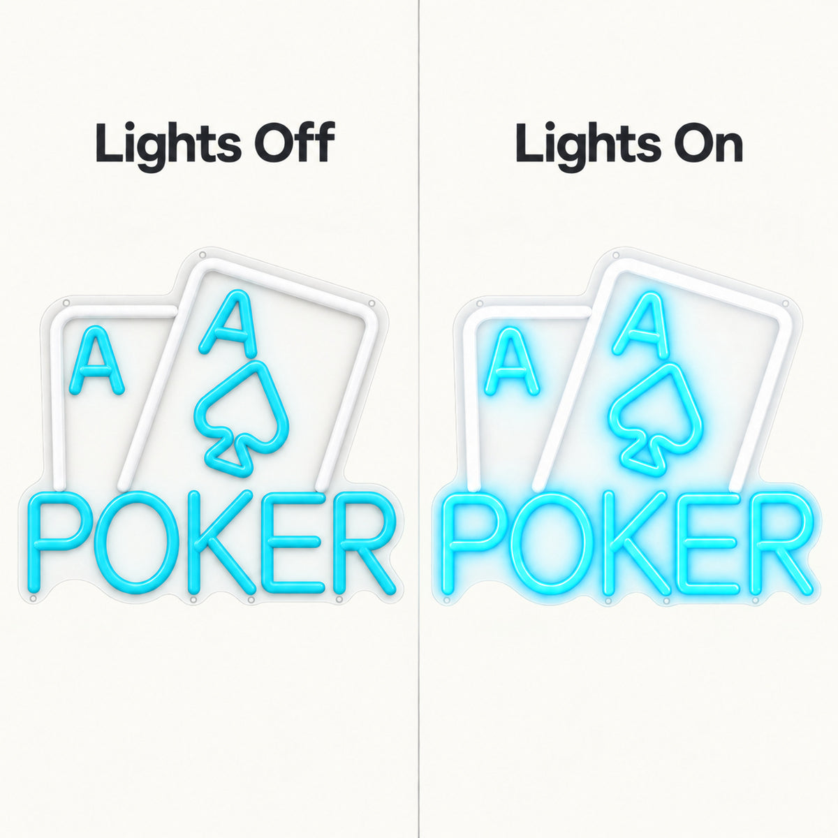 Poker Ace Card LED Neon Sign - Shineneon