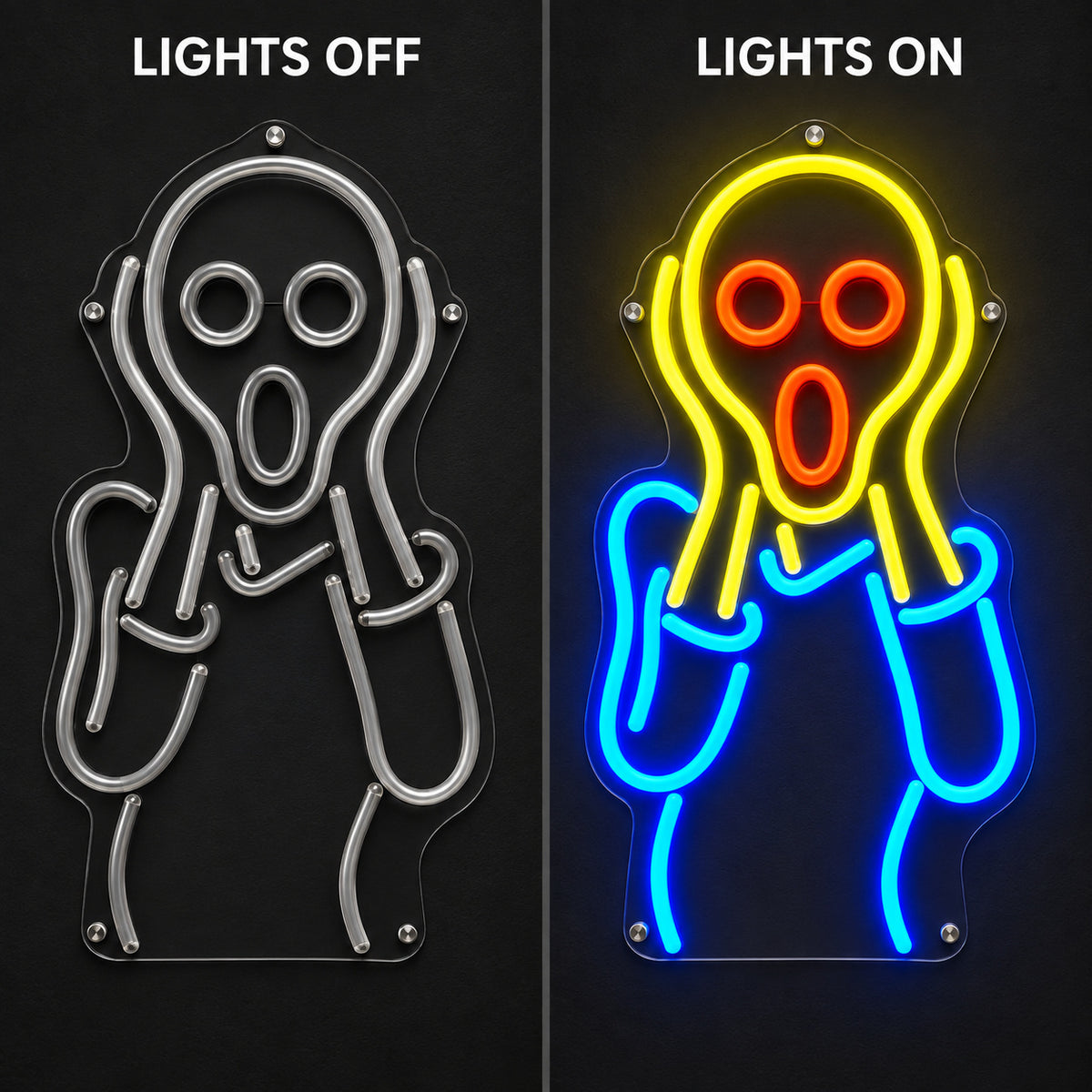 The Scream LED Neon Sign - Shineneon