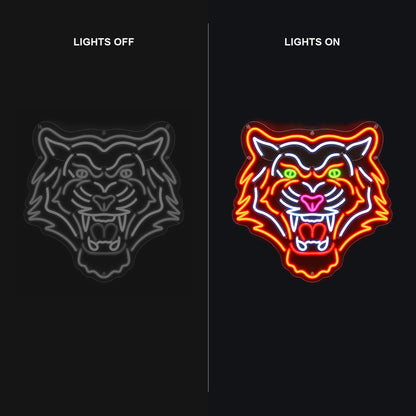 Tiger Head LED Neon Sign Wall Neon Signs - Shineneon