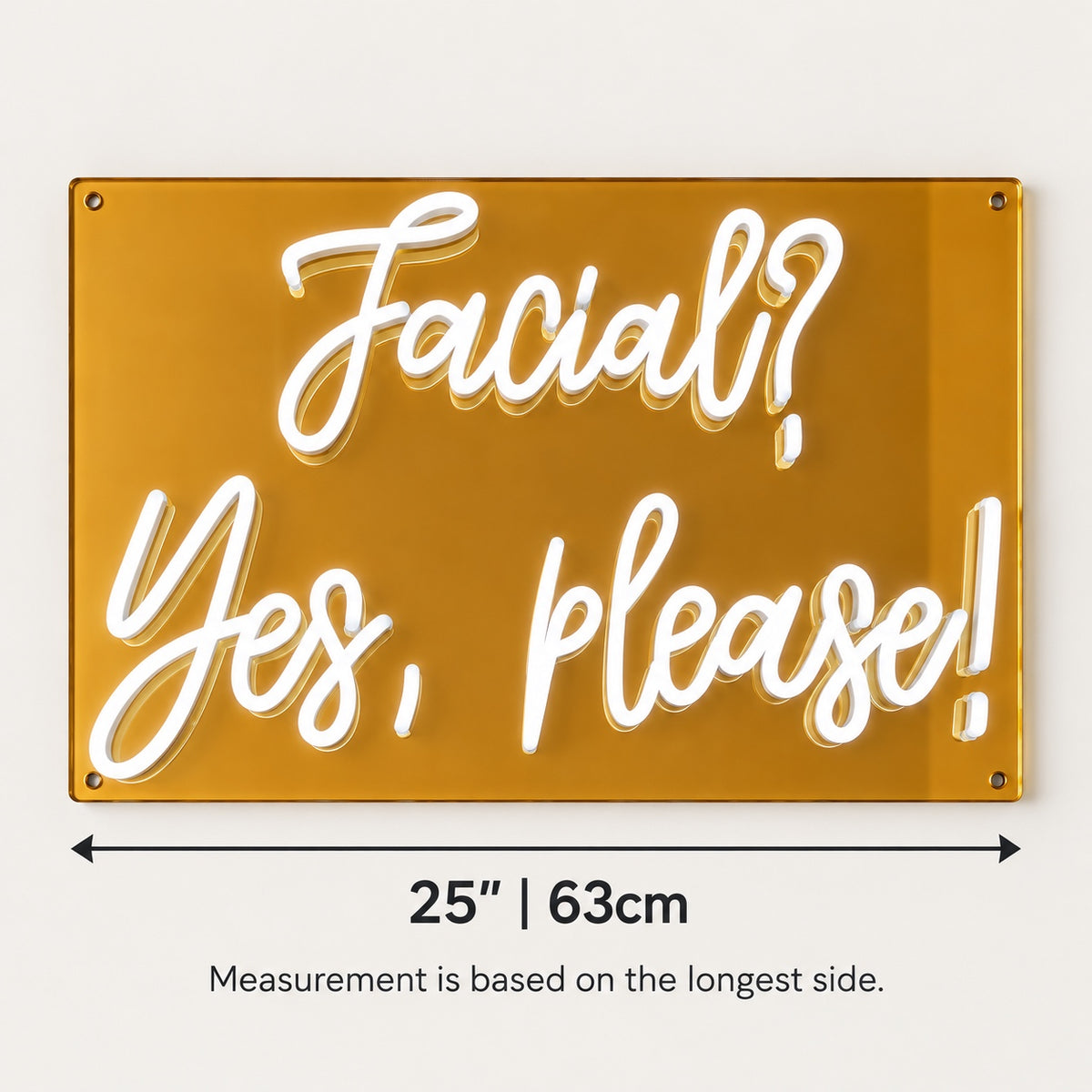 Facial Yes Please! LED Neon Sign Dimmable Wall Light - Shineneon
