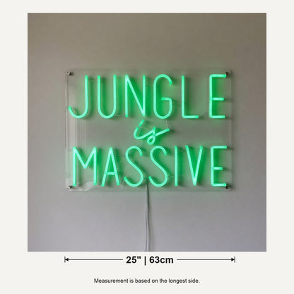 Jungle Is Massive LED Neon Sign Dimmable Wall Light - Shineneon