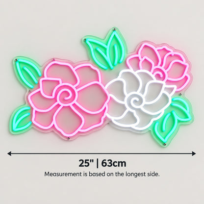 Flowers LED Neon Sign Dimmable Wall Light - Shineneon