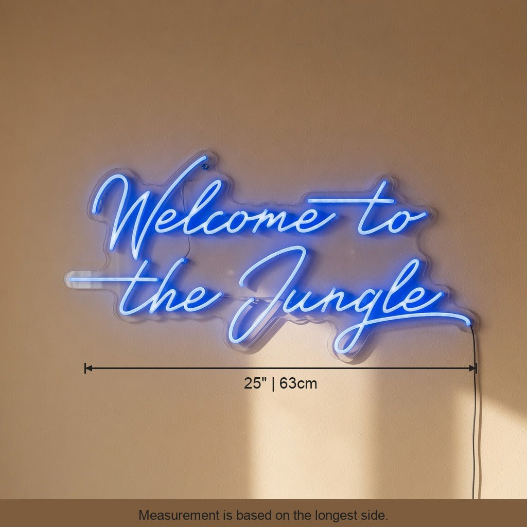 Welcome to the Jungle Neon Sign - Shineneon