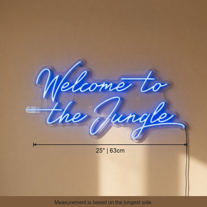 Welcome to the Jungle Neon Sign - Shineneon