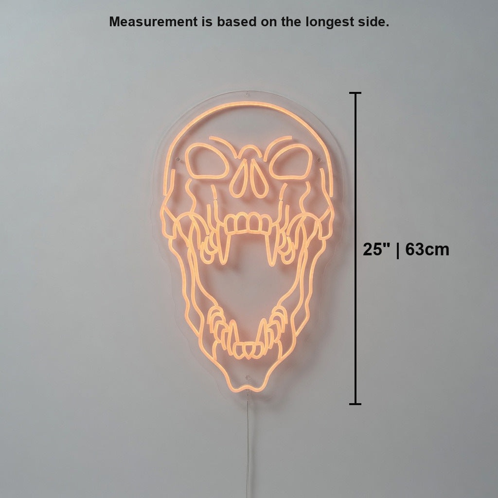 Scream Skull LED Neon Sign - Shineneon