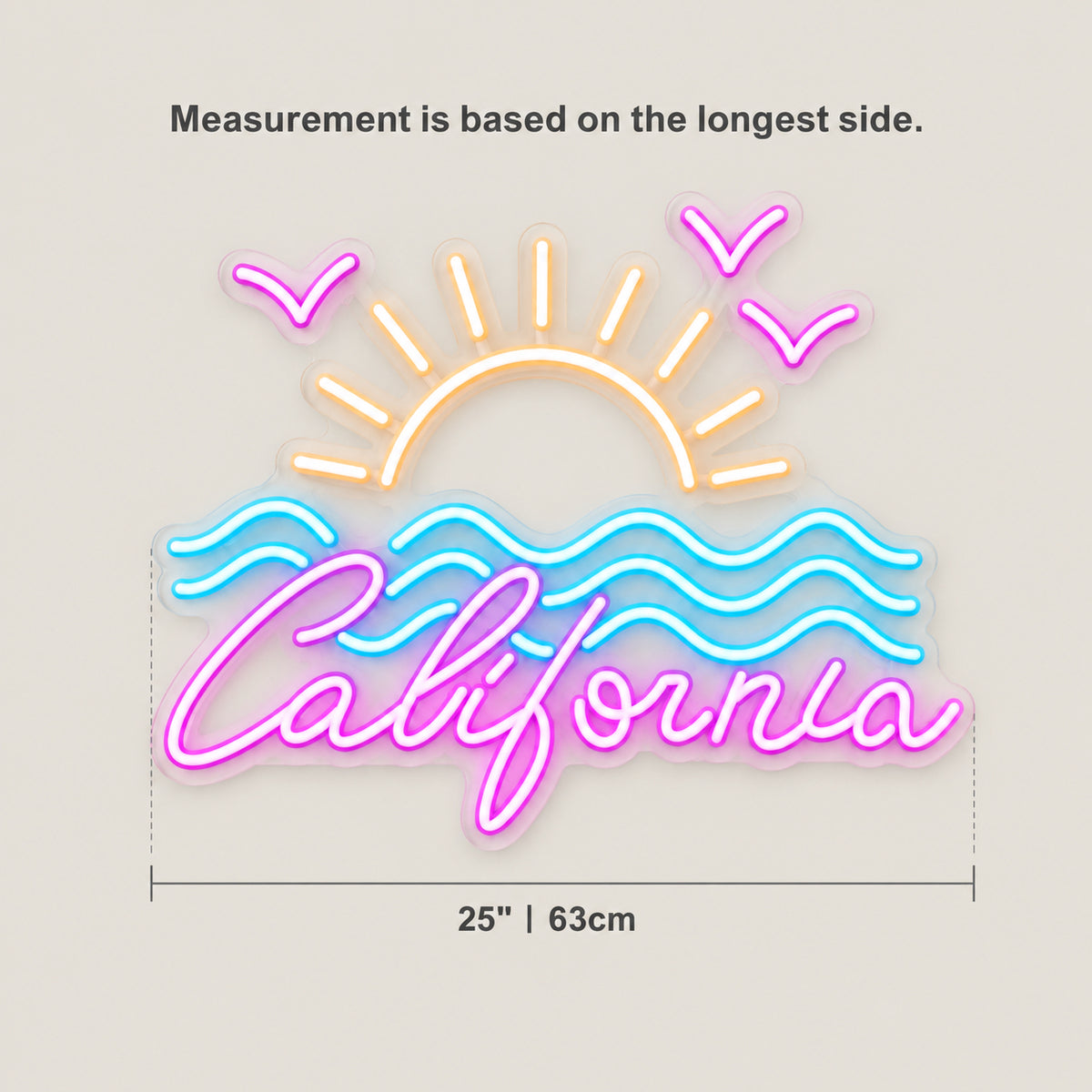 California Sunrise Neon Sign - Shineneon