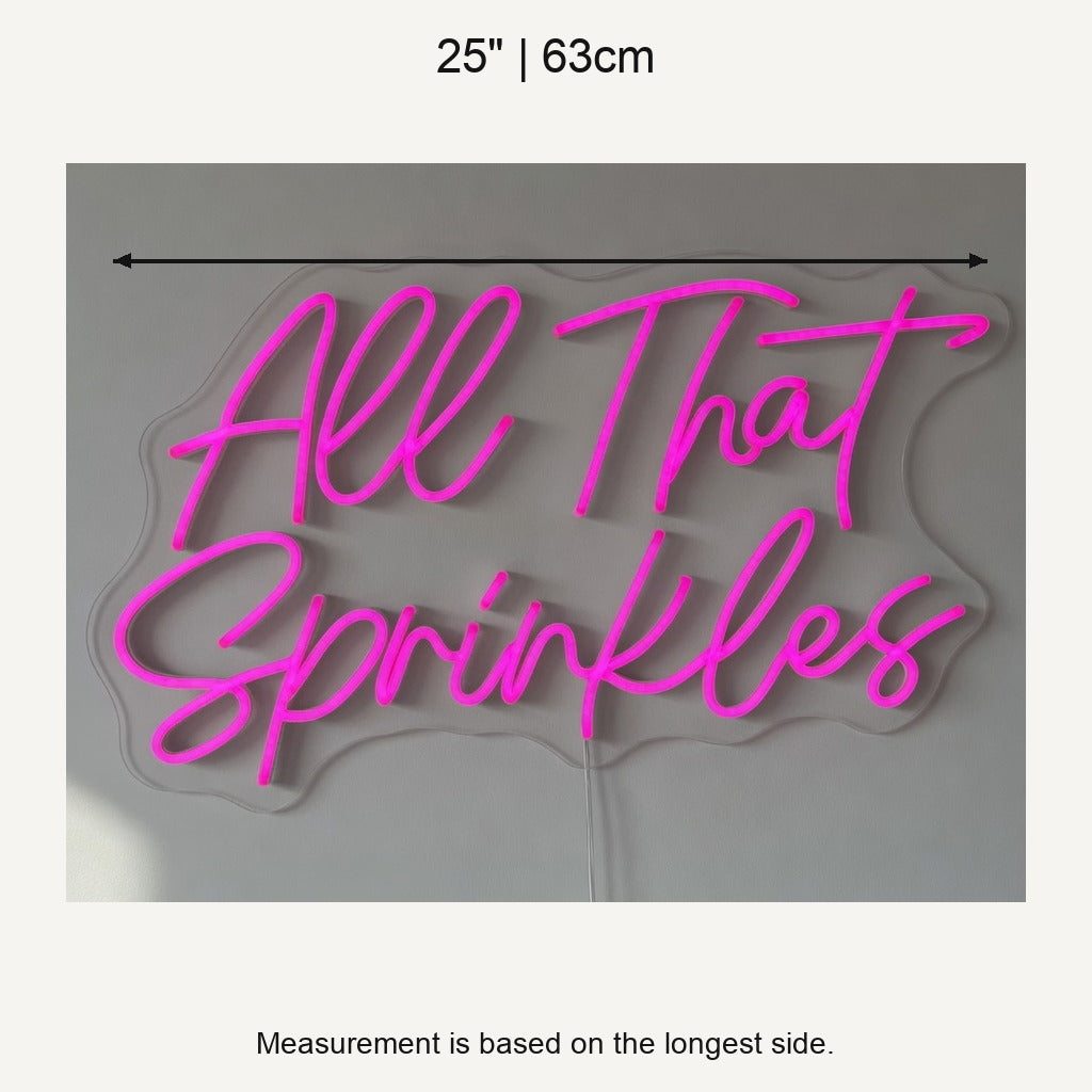 All That Sprinkles LED Neon Sign Dimmable Wall Light - Shineneon