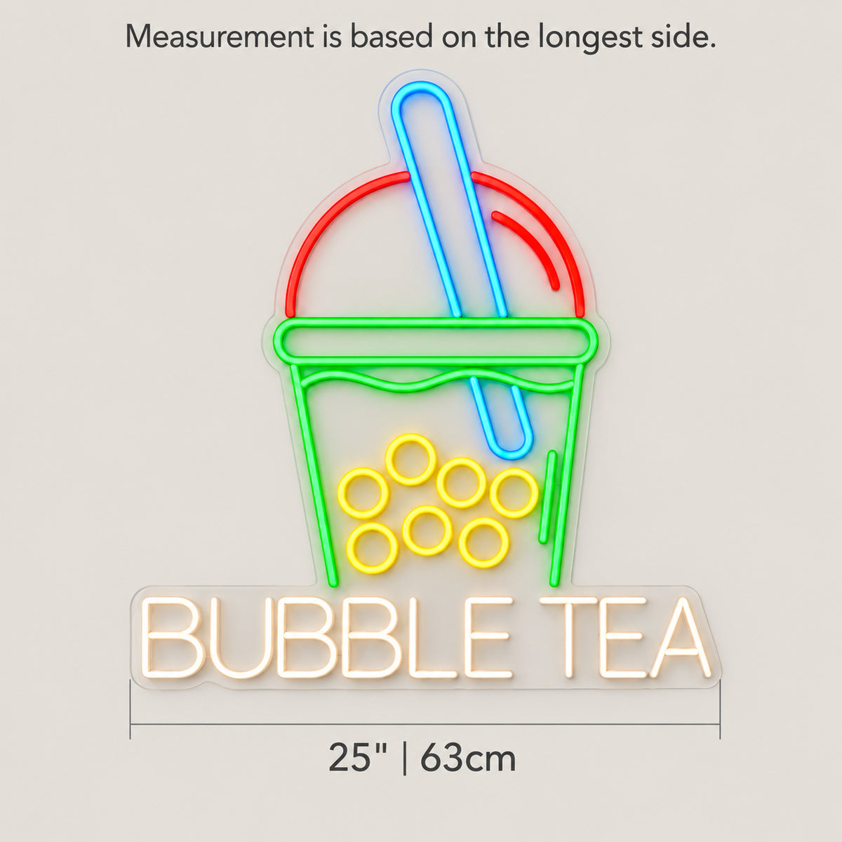 Bubble Tea Drink LED Neon Sign Dimmable Wall Light - Shineneon