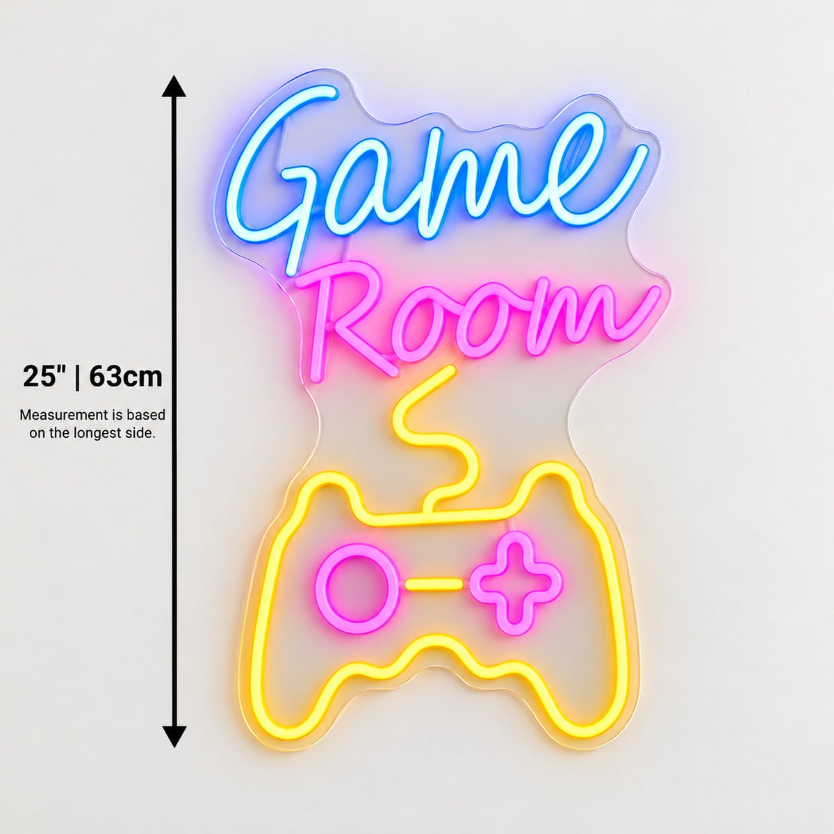 Game Room LED Neon Sign Script with Controller - Shineneon