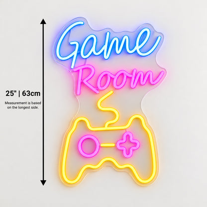 Game Room LED Neon Sign Script with Controller - Shineneon