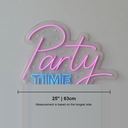 Party Time Lettering LED Neon Sign - Shineneon