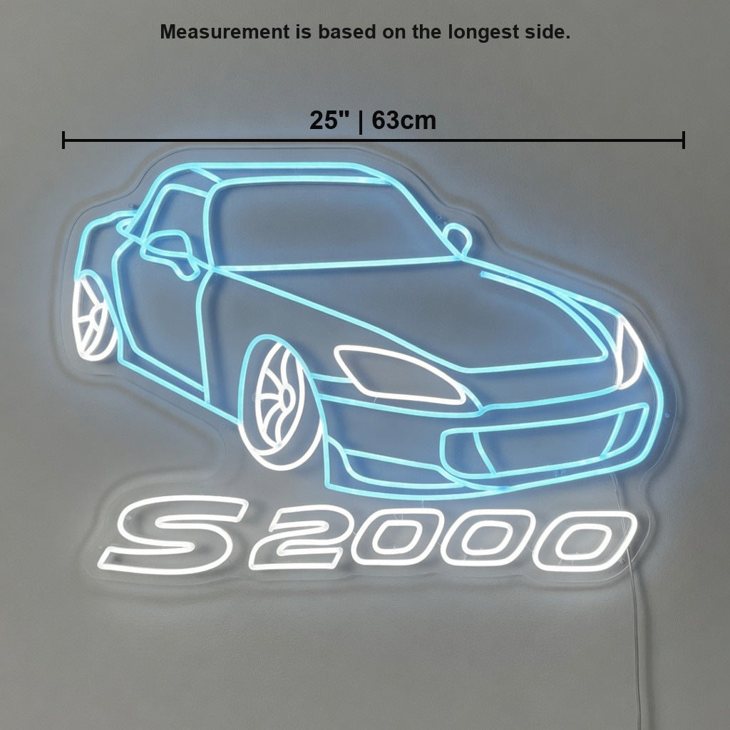 S2000 Sports Car LED Neon Sign - Shineneon
