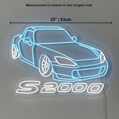 S2000 Sports Car LED Neon Sign - Shineneon