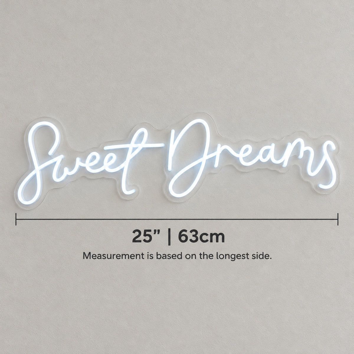 Sweet Dreams LED Neon Sign Elegant Two Word Script - Shineneon