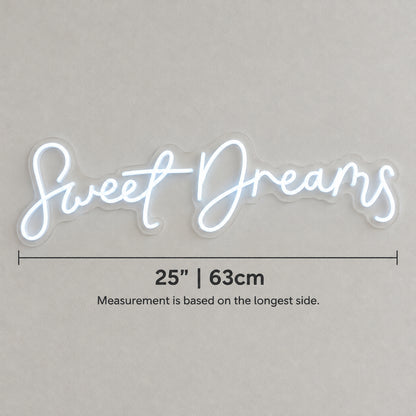 Sweet Dreams LED Neon Sign Elegant Two Word Script - Shineneon