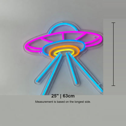 UFO LED Neon Sign Beam Down Design - Shineneon