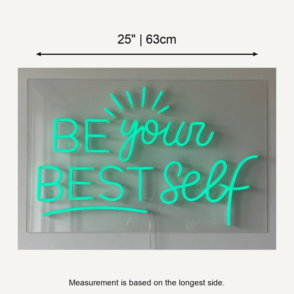 Be Your Best Self LED Neon Sign Dimmable Wall Light - Shineneon