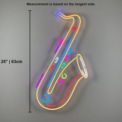 Saxophone LED Neon Sign for Salon - Shineneon