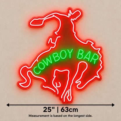 Cowboy Bar Neon Sign Wall Neon Signs - Shineneon