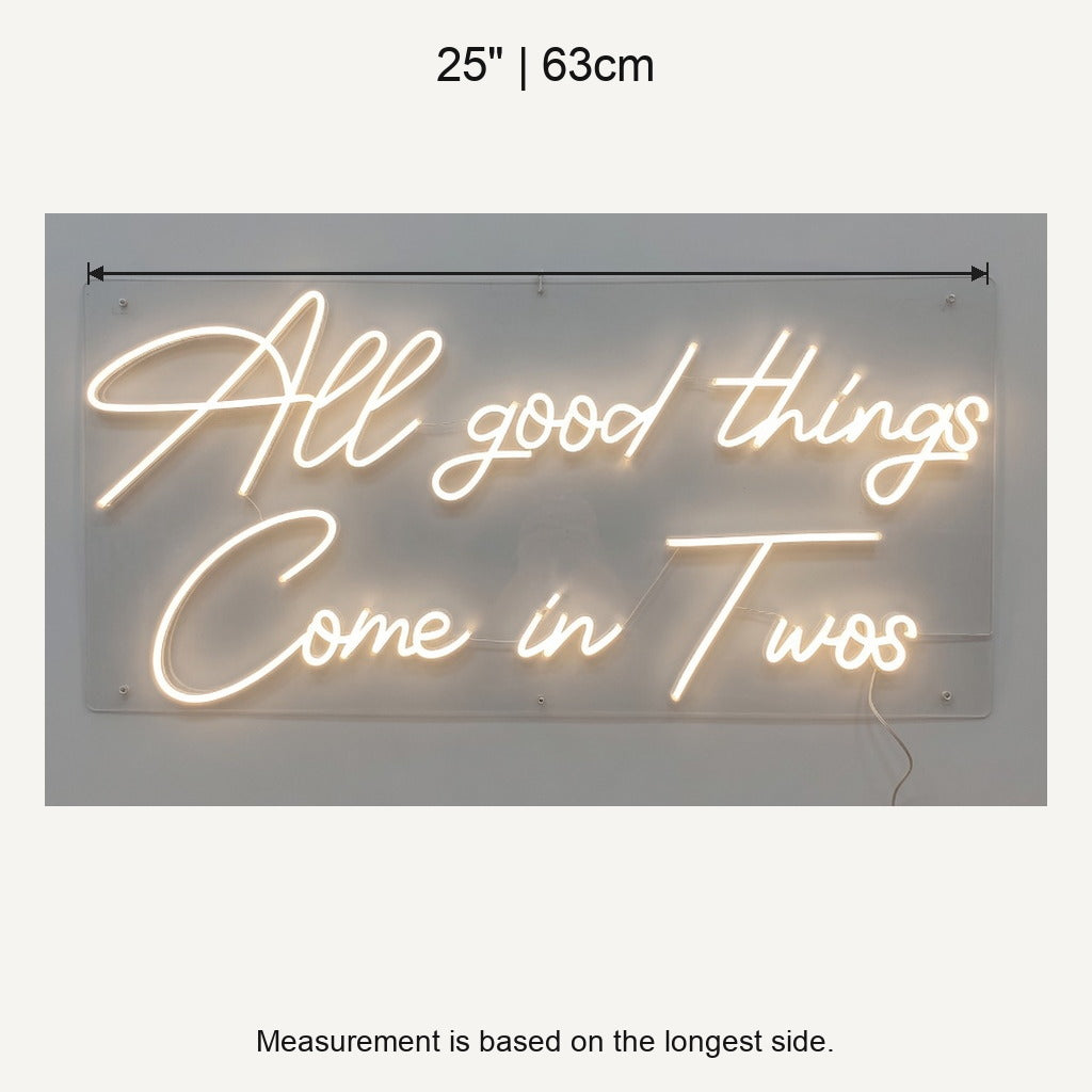 All Good Things Come to an End LED Neon Sign Dimmable Wall Light - Shineneon