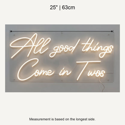 All Good Things Come to an End LED Neon Sign Dimmable Wall Light - Shineneon