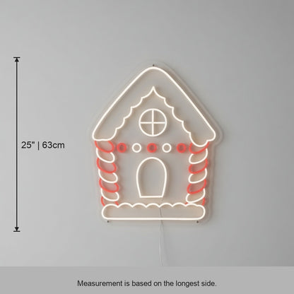 Gingerbread House Christmas Neon Sign - Shineneon