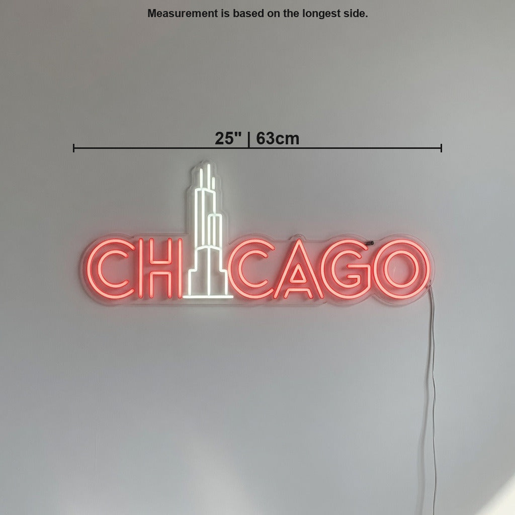 Chicago Neon Sign Wall Neon Signs - Shineneon