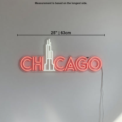 Chicago Neon Sign Wall Neon Signs - Shineneon