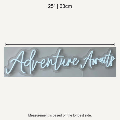 Adventure Awaits LED Neon Sign Dimmable Wall Light - Shineneon