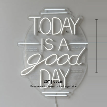 Today Is a Good Day LED Neon Sign Board Mounted Caps Mix - Shineneon