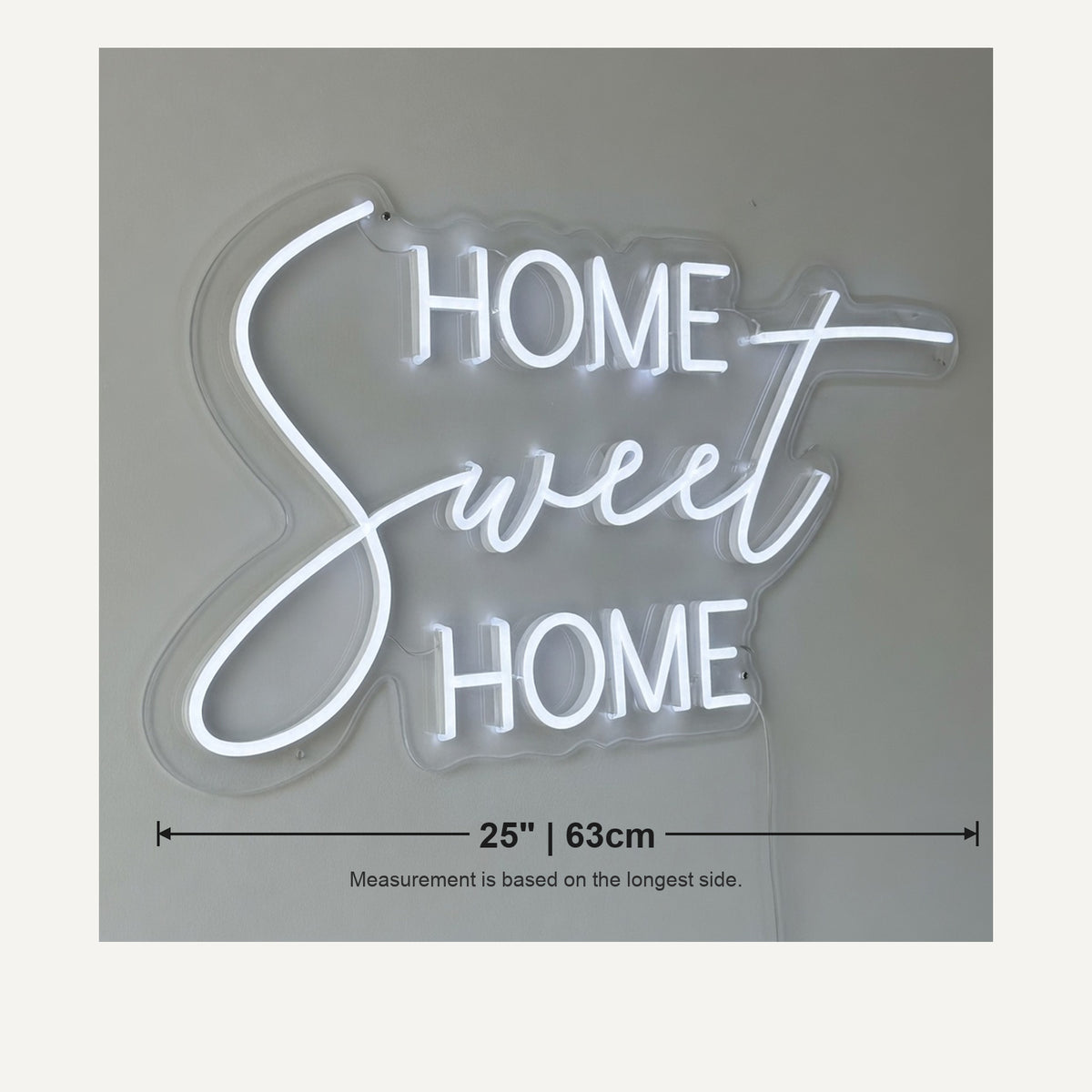 Home Sweet Home LED Neon Sign Modern Mixed Case Stack - Shineneon