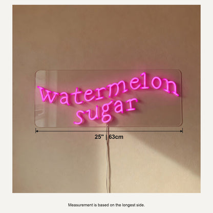 Watermelon Sugar LED Neon Sign Dimmable Wall Light - Shineneon