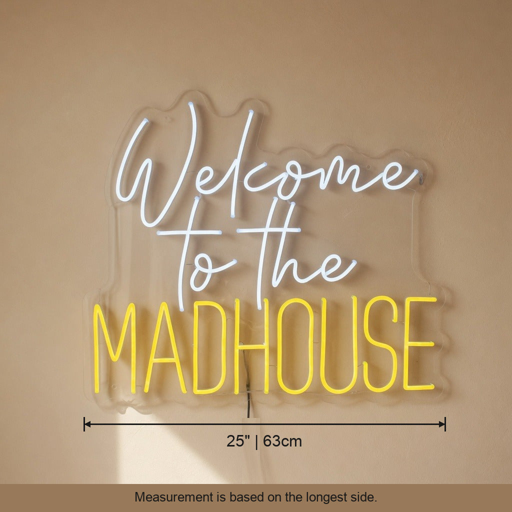Welcome to the Madhouse LED Neon Sign Wall Neon Signs - Shineneon