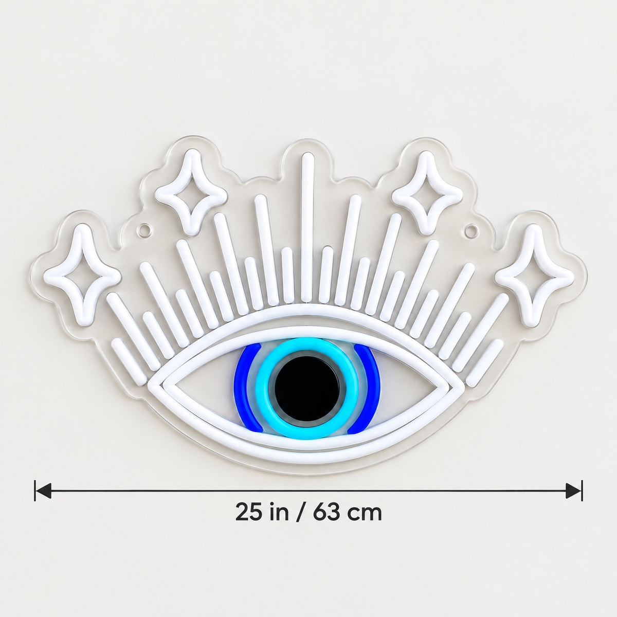 Evil Eye LED Neon Sign for Salon Light Up Business Decor - Shineneon