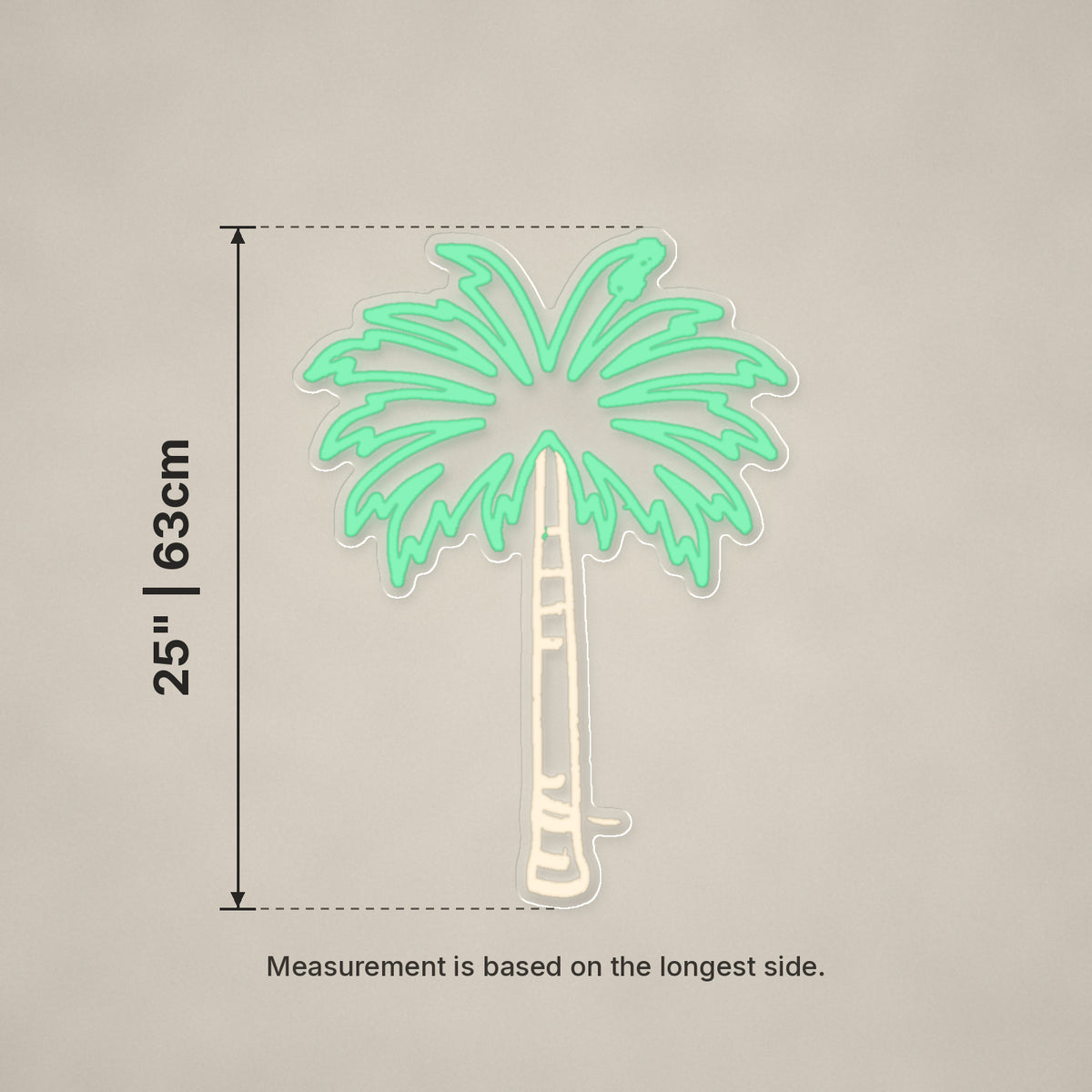 Palm Tree LED Neon Sign for Man Cave, Dimmable Wall Decor - Shineneon