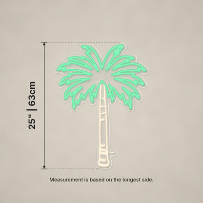 Palm Tree LED Neon Sign for Man Cave, Dimmable Wall Decor - Shineneon