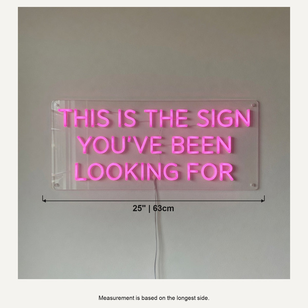 This Is the Sign You've Been Looking for LED Neon Sign Clean Caps - Shineneon