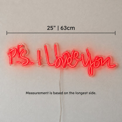 P.S. I love you Neon Sign - Shineneon