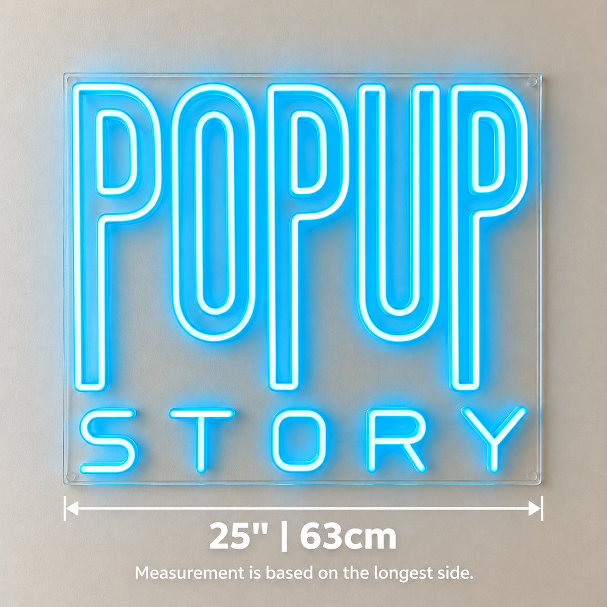 Pop Up Story LED Neon Sign, Dimmable Wall Light - Shineneon