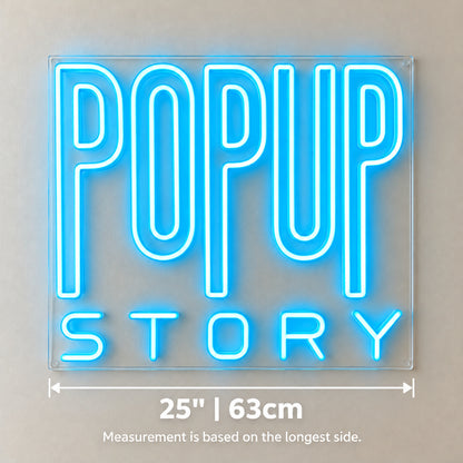 Pop Up Story LED Neon Sign, Dimmable Wall Light - Shineneon
