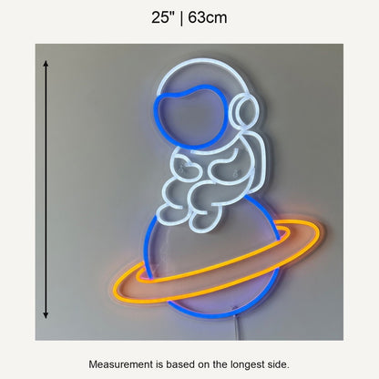 Astronaut Planet Spaceship LED Neon Sign Dimmable Wall Light - Shineneon