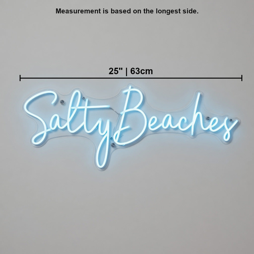 Salty Beaches LED Neon Sign - Shineneon